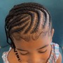 Kid's Braids (12yr and under) with extensions