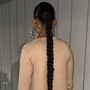 Boho knotless braids