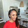 Large 2 Strand Twists With Hair Added