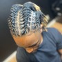 Loc Retwist short hair and style