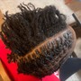 Skinny loc retwist