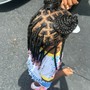 Kid's Braids with weave