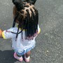 Kid's Braids with weave