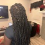 Medium Box braids