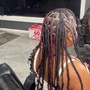 Small Knotless Braids