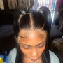 Half up/Half Down Ponytail sew in