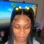 Half up/Half Down Ponytail sew in