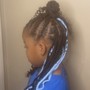 Kid's Stitch Braid Ponytail/Bun