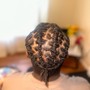 Crochet Weave with Braid Down