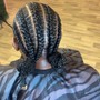 2 stitch braids add on