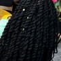 Medium Extended Marley Twist (Over Locs) Shoulder Length