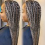 Small Knotless Braids. (Braided Hair iNCLUDED)!!!