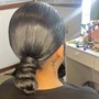 Braided ponytail