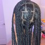 Medium Knotless Braids