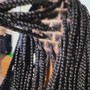 Large knotless Boho braids