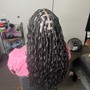 Tribal Braids w/ Curls