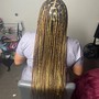 Smedium Knotless Braids