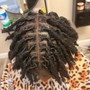 Short loc re twist & style