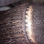 Half braids half quick weave