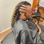 Braided Mohawk or Lemonade Feedin Braids