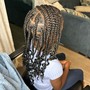 I purchase the hair that’s needed for braiding