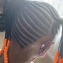 Medium knotless Braids