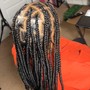 Large Knotless Braids