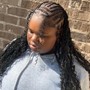 Large Knotless Braids