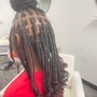 Medium Knotless Braids