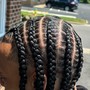 Jumbo knotless braids