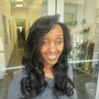 Sew in w/leave out