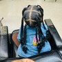 Feed-in braids (8 to the back )