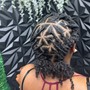 Loc Retwist (above shoulder)