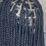 Straight Back Cornrow Braids (2) Each additional braid $5 up to 10 braids