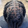 Loc Retwist-Updo