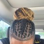 Loc Retwist-Updo