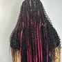 Loc color ombre pricing is per color