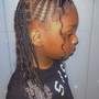 Kid's Braided Ponytail.