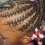 Kid's Braided Ponytail.