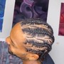 Freestyle cornrows