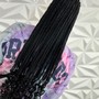 Small boho Knotless Box Braids (shoulder)