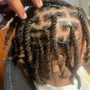 Loc retwist and style