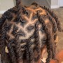 Loc retwist and style