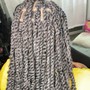 Goddess knotless Braids