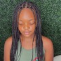 Goddess knotless Braids