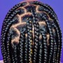 Large Knotless Braids