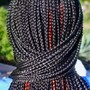 Medium Knotless Braids