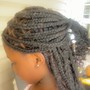 Knotless Braids with Curly Hair