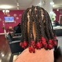 Boho knotless (Red )