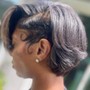 Fresh Pixie cut with color (natural hair)